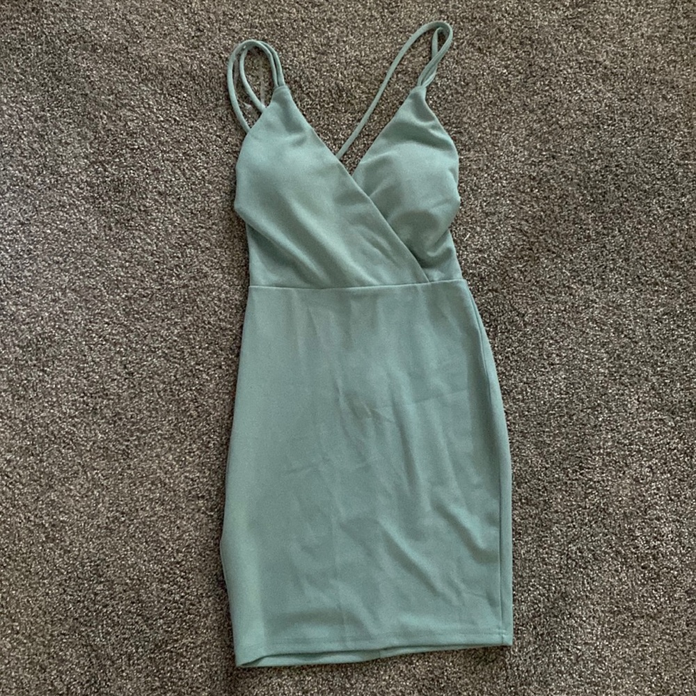Women’s blue dress